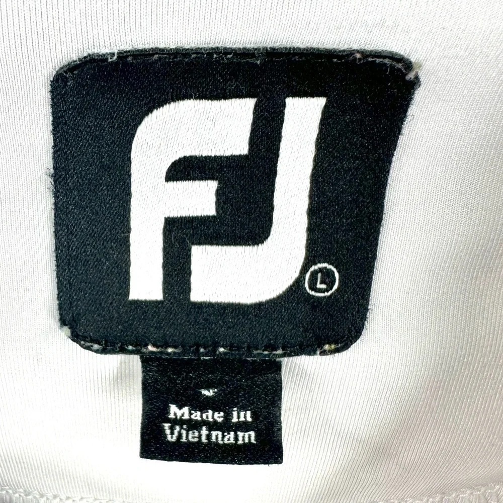 Footjoy Polo Shirt Mens L Lake Forest Country Club Golf Performance Stretch